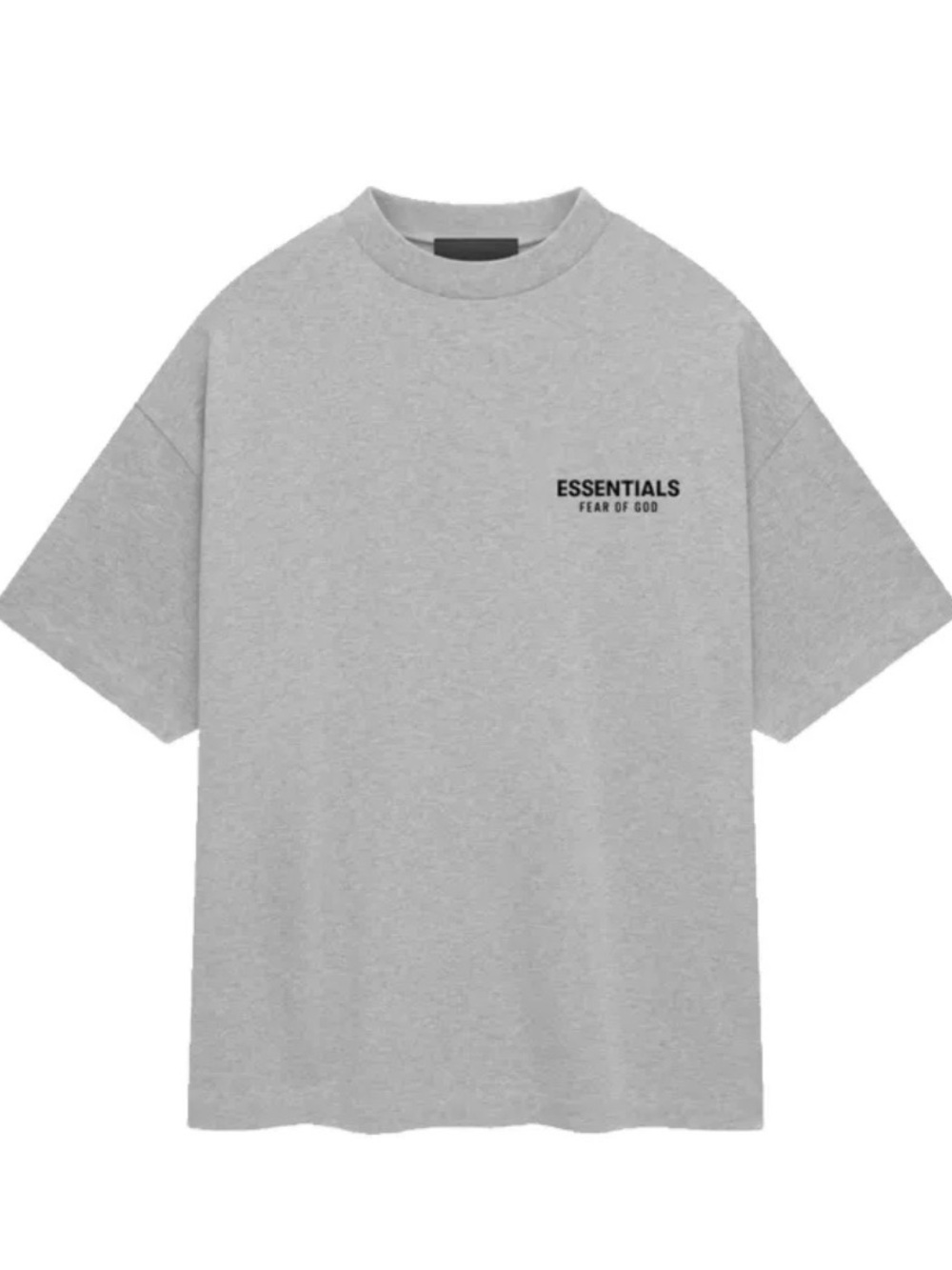 New Fear of God Essentials Short Sleeve Tee in Light Grey